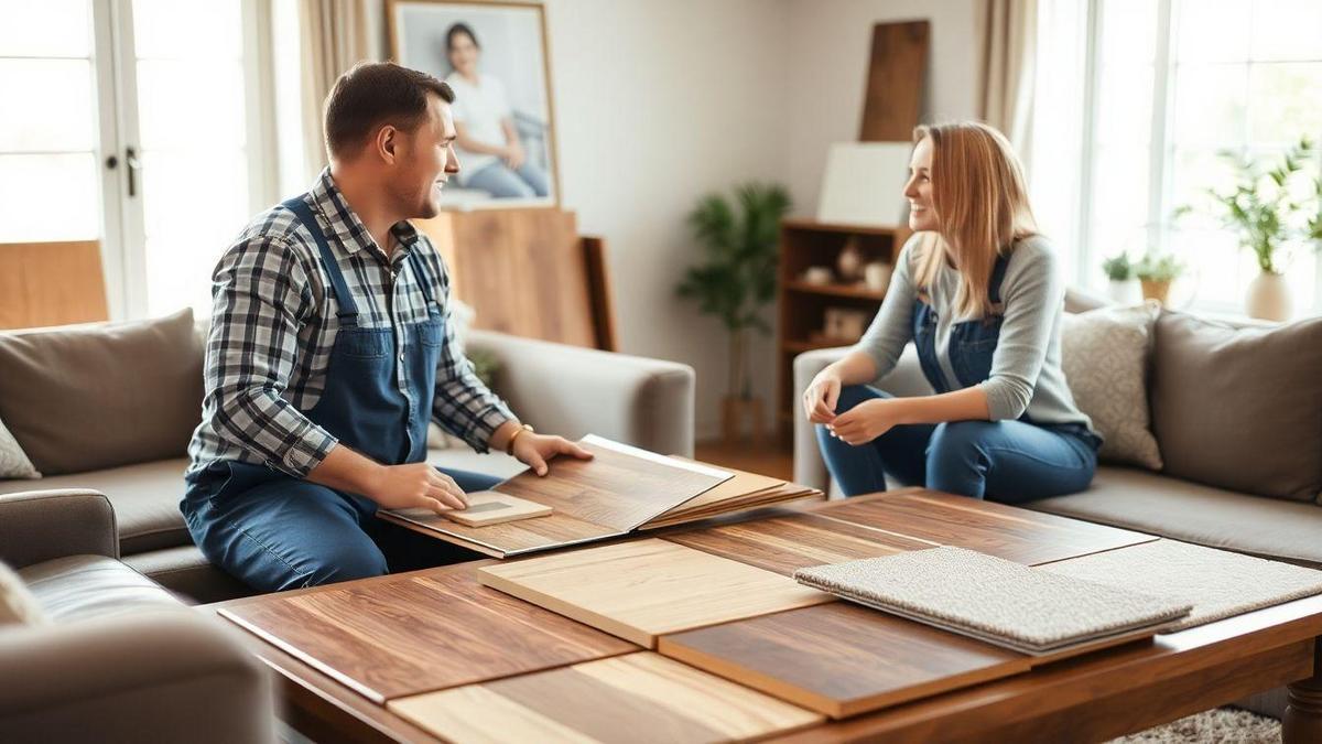 Exploring Flooring Options with Contractors